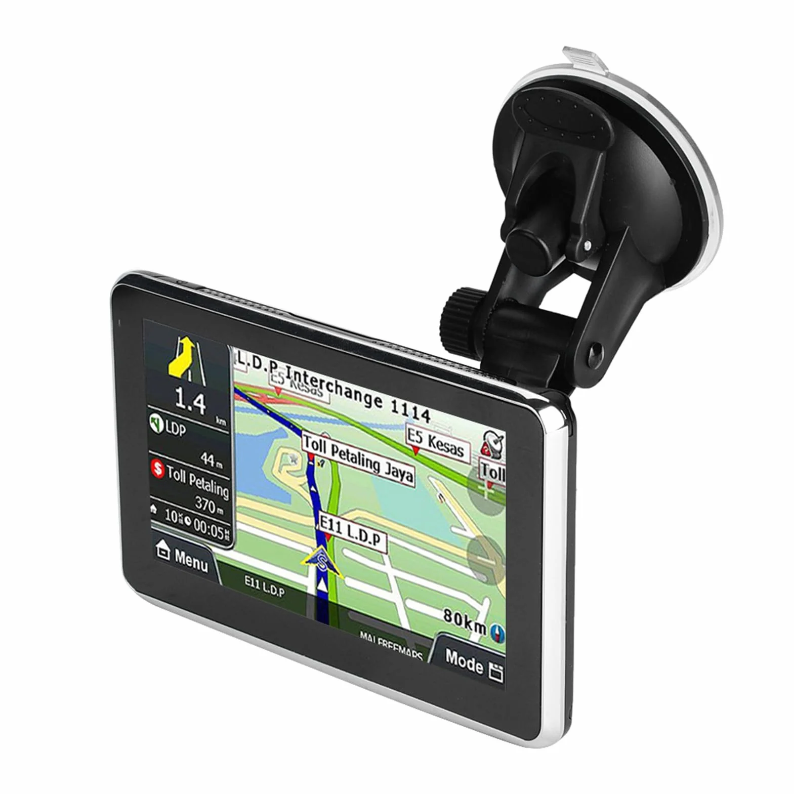 Navigateur de Voiture à écran Tactile, Navigation GPS de Voiture Professionnelle 5 Pouces pour Camping-car de Camion de Voiture